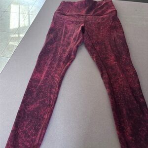 lululemon wunder under train leggings! Like new.